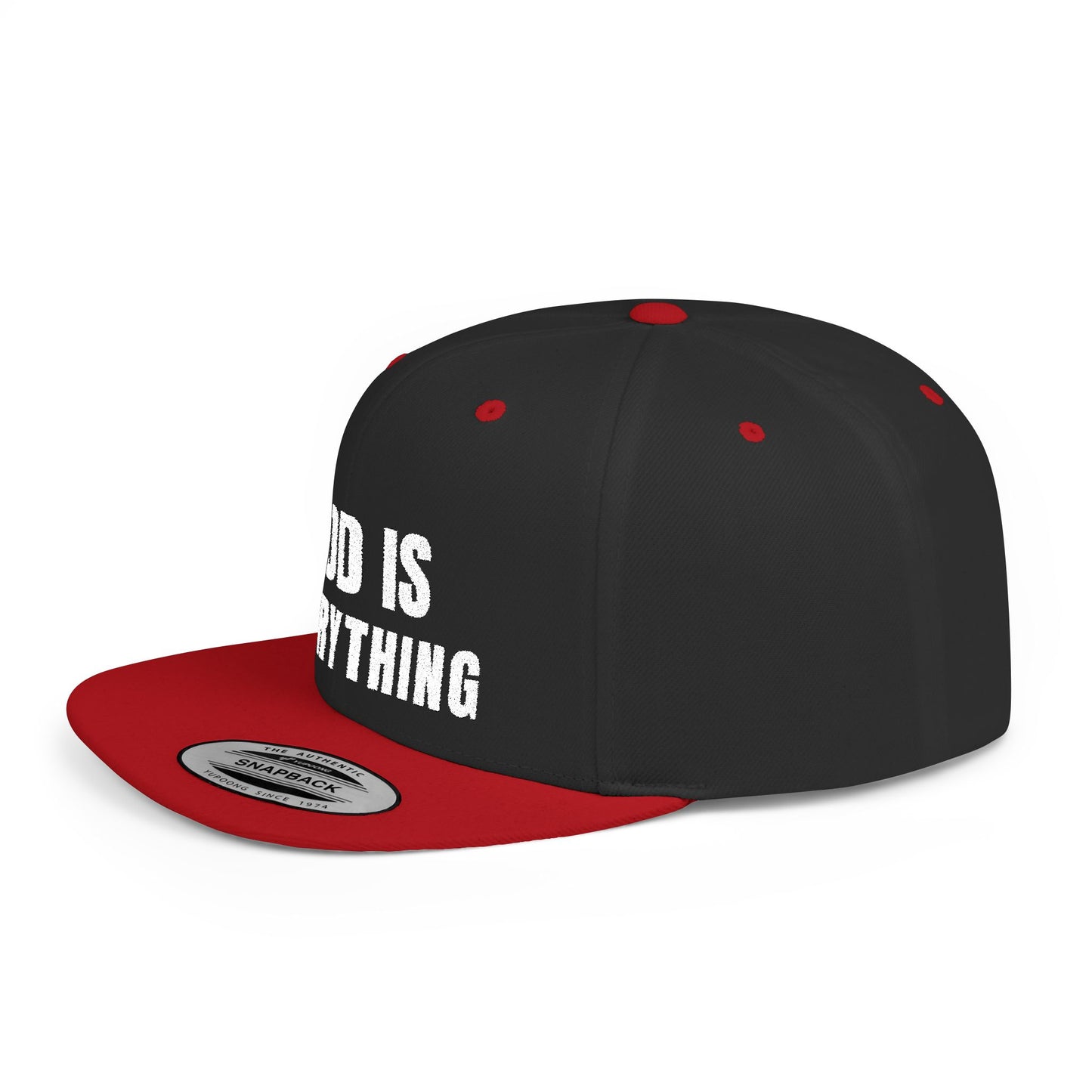God Is Everything Snapback Hat - Stitched