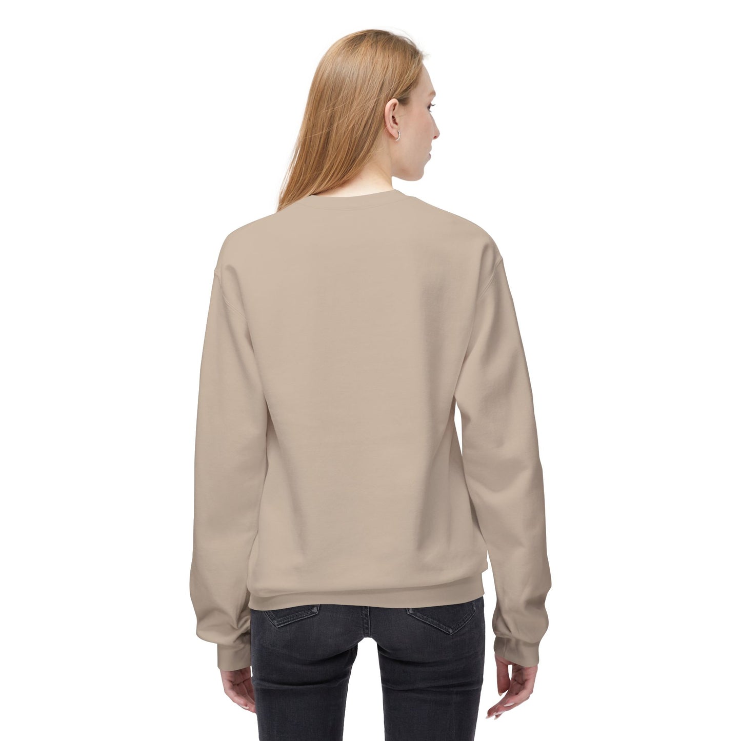 "She Believed. It Happened". Unisex Fleece Crewneck Sweatshirt -