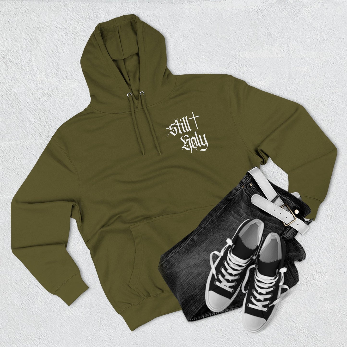 ***Still Holy*** Unisex Three-Panel Fleece Hoodie