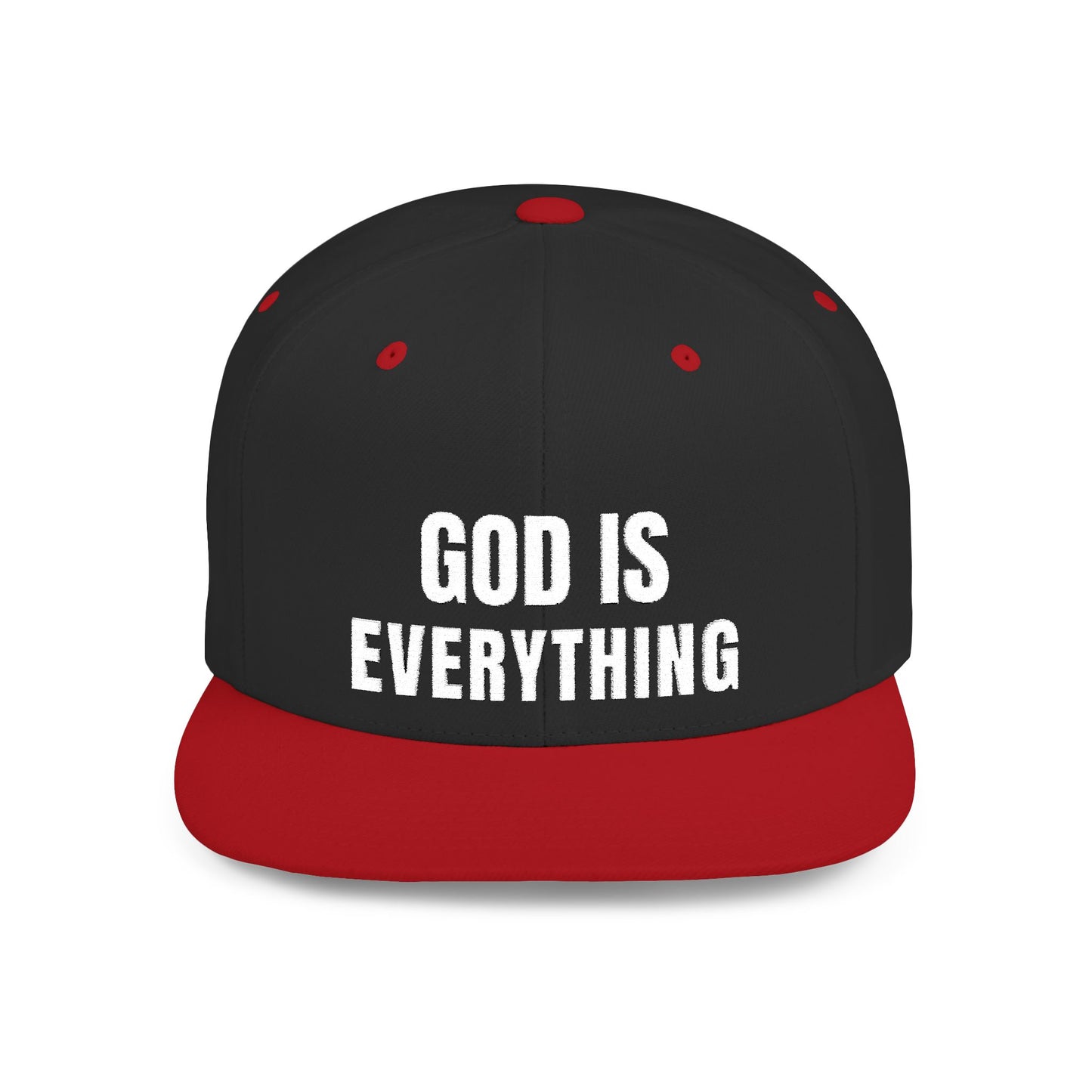 God Is Everything Snapback Hat - Stitched
