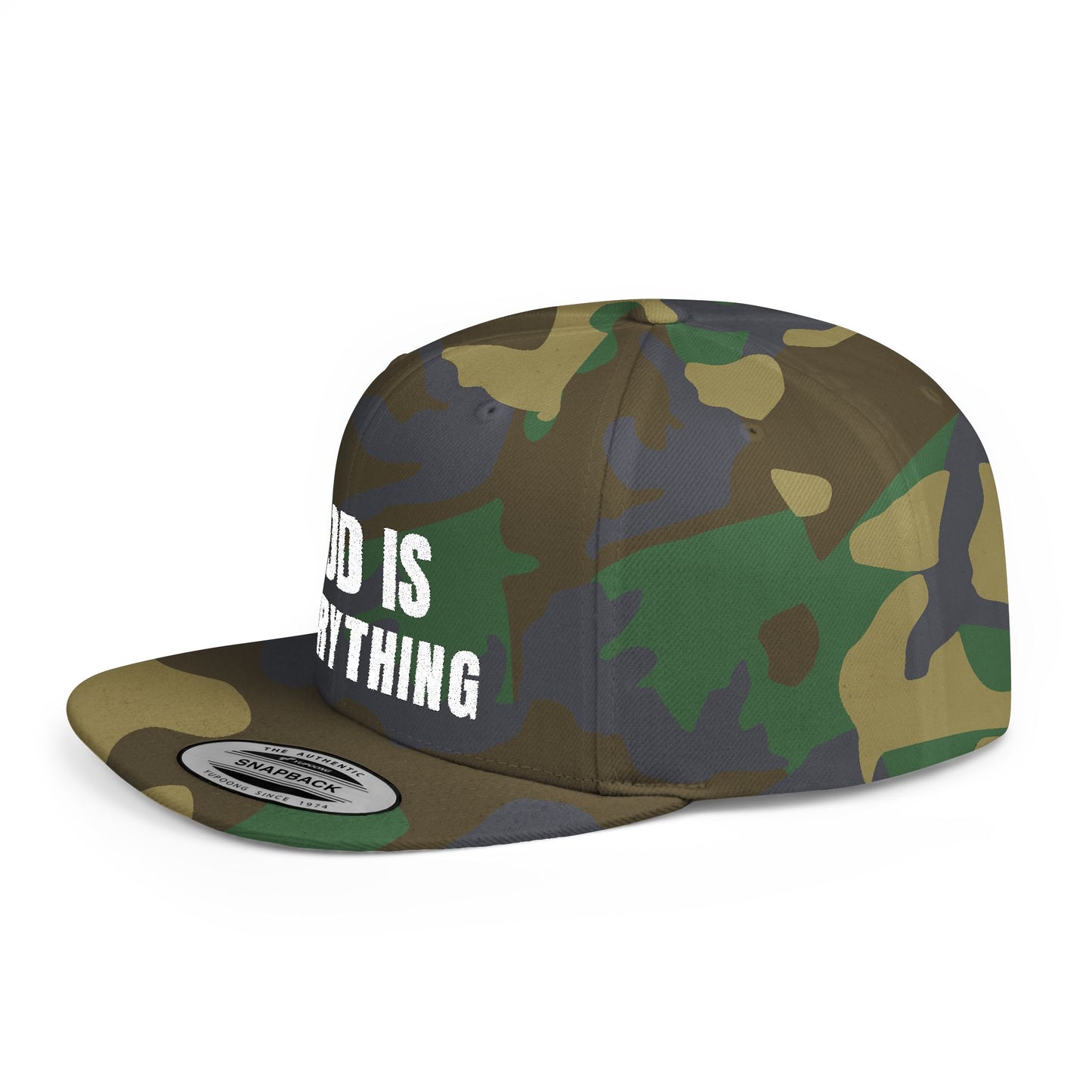 God Is Everything Snapback Hat - Stitched