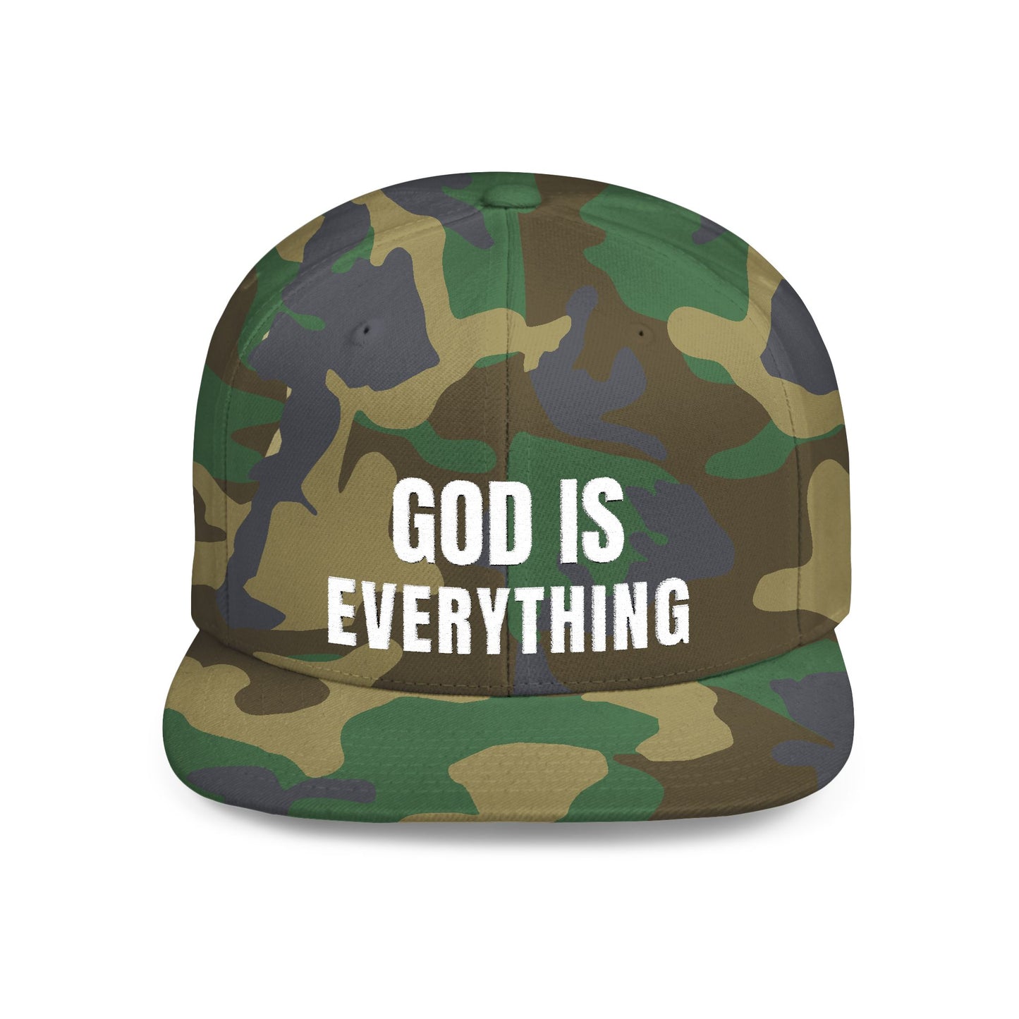 God Is Everything Snapback Hat - Stitched