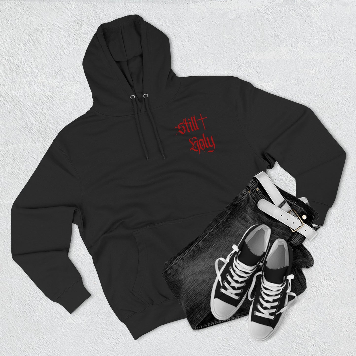 ***Still Holy*** Unisex Three-Panel Fleece Hoodie