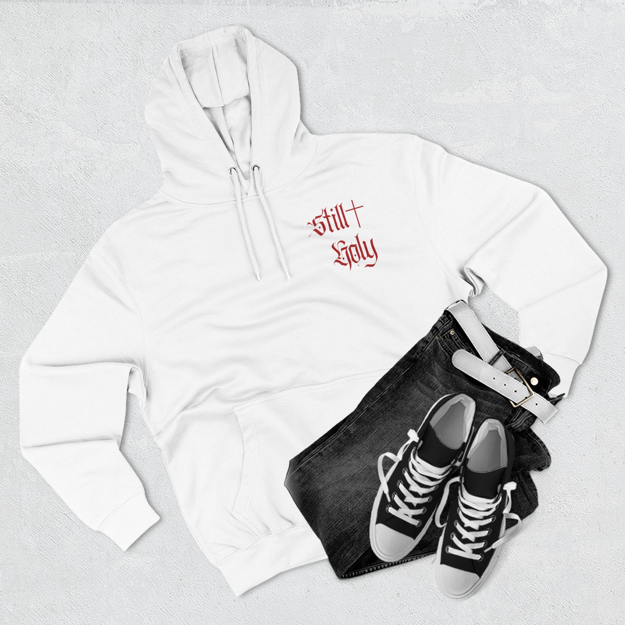***Still Holy*** Unisex Three-Panel Fleece Hoodie