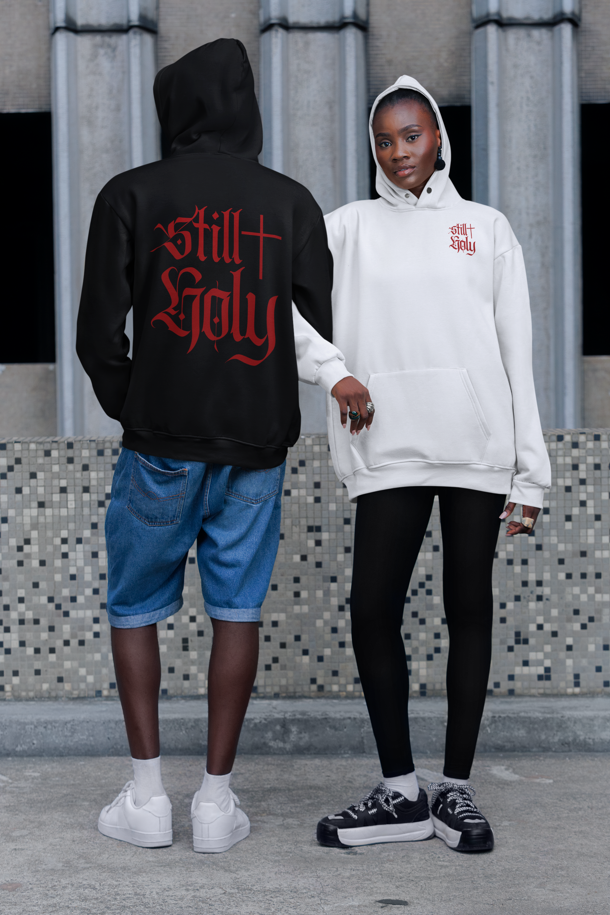 ***Still Holy*** Unisex Three-Panel Fleece Hoodie