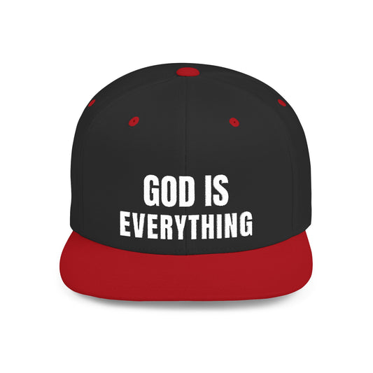 God Is Everything Snapback Hat - Stitched