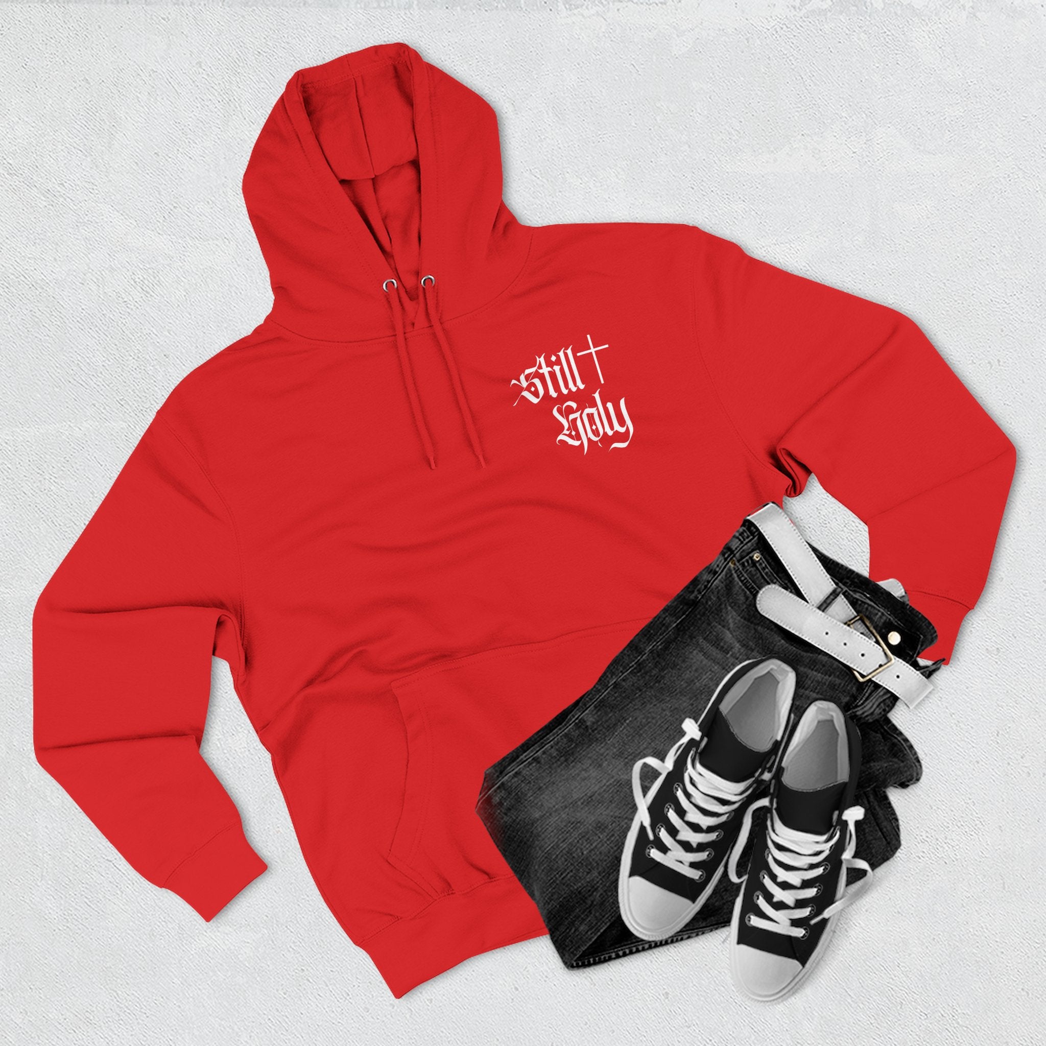 ***Still Holy*** Unisex Three-Panel Fleece Hoodie