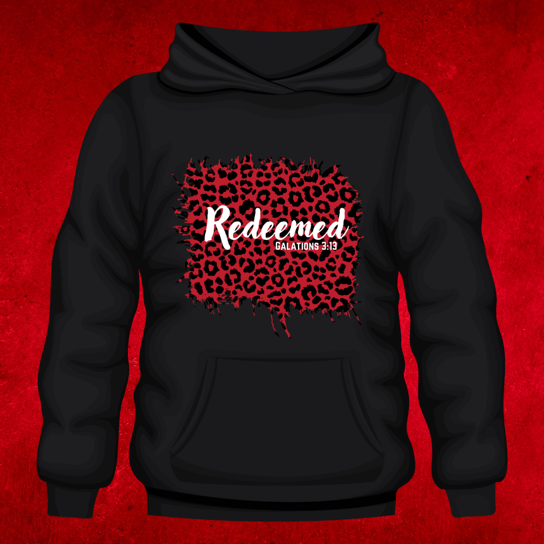 Black Redeemed Hoodie (Unisex)