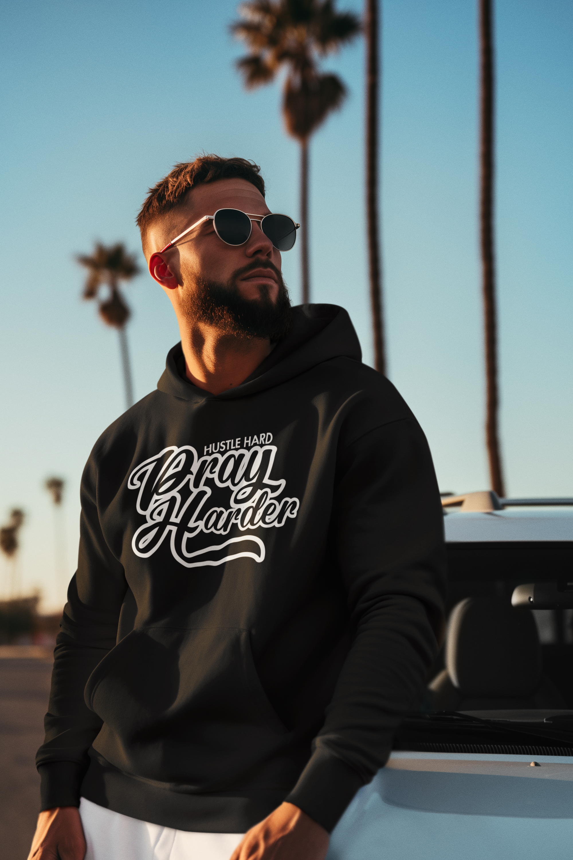 ***Hustle Hard, Pray Harder*** Hoodie